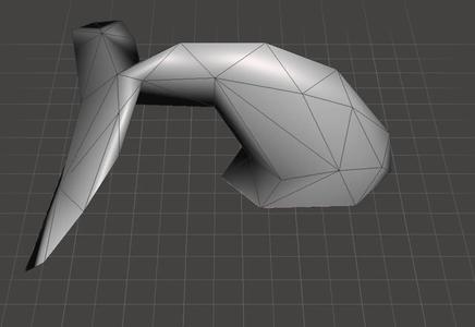 Low Poly Whale Tail