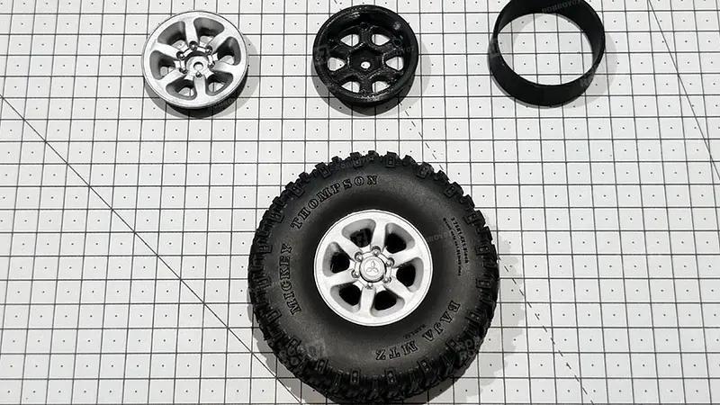 1/10 Mitsubishi Pajero/Montero 1995 Beadlock Rims 1.55