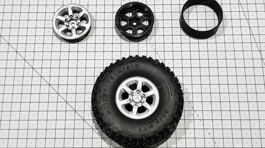 1/10 Mitsubishi Pajero/Montero 1995 Beadlock Rims 1.55