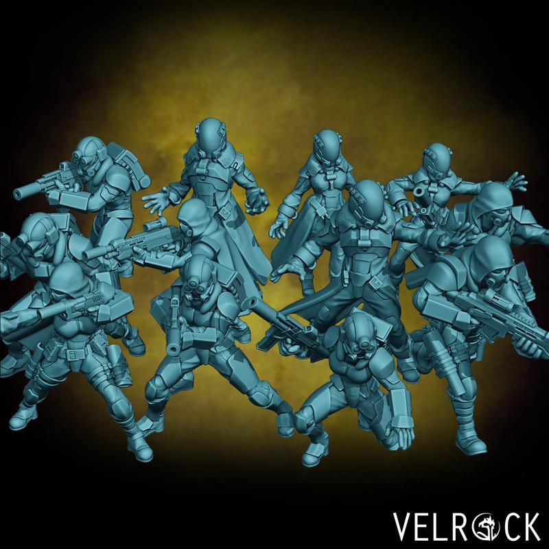 Tempest Guardsmen Black Ops Unit (PRESUPPORTED)