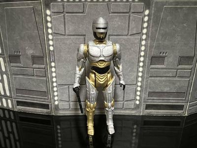 STAR WARS VINTAGE C-3PO ROBOCOP, UNPRODUCED KENNER, HASBRO ACTION FIGURE, 3.75", 1/18, 5POA