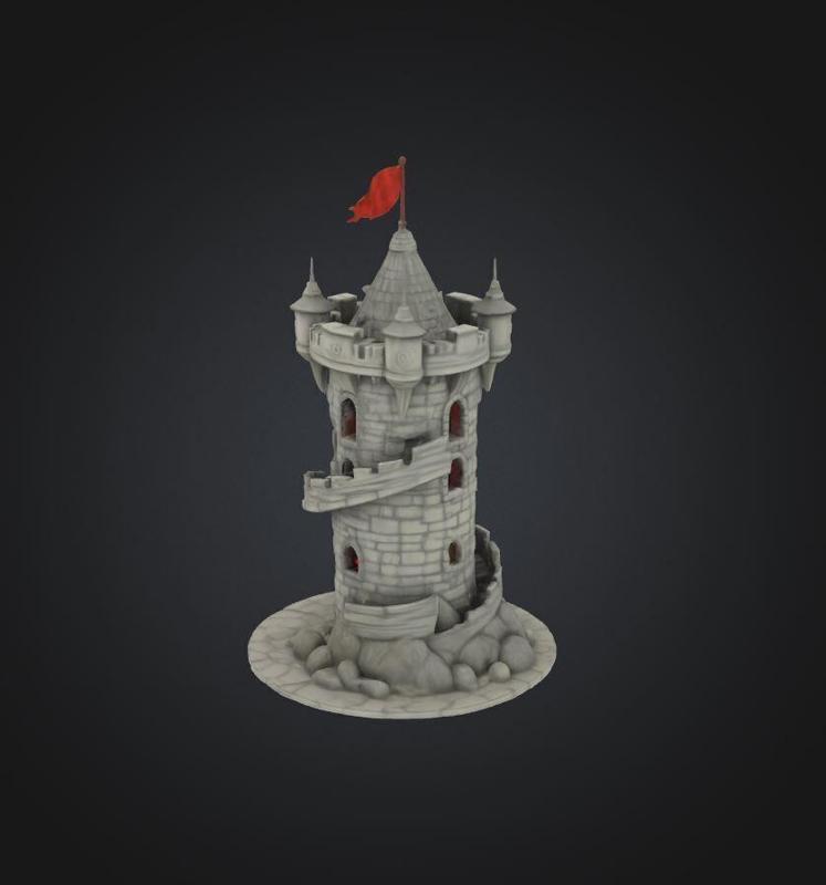 Medieval Castle DND Dice Tower - Epic Dice Tower