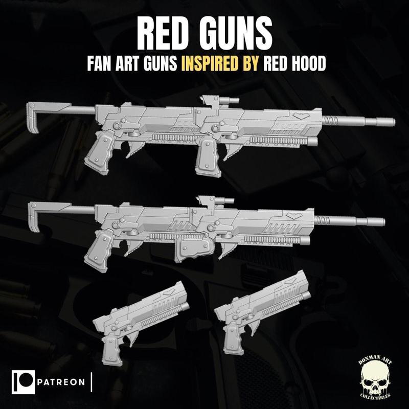 Red Hood Fan Art Accesories for Action figures