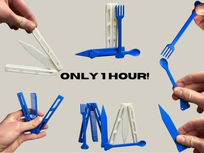 Butterfly Utensils/Knife Fidget (100% 3D printed)
