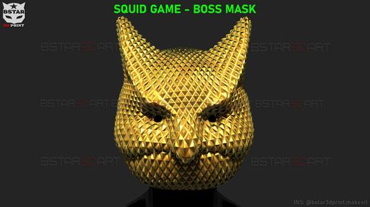 Squid Game Mask – Boss Mask Cosplay