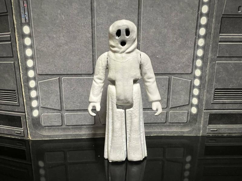 STAR WARS JAWA GHOST HALLOWEEN SPECIAL 2023, CUSTOM UNPRODUCED KENNER, HASBRO ACTION FIGURE, 3.75″, 1/18, 5POA
