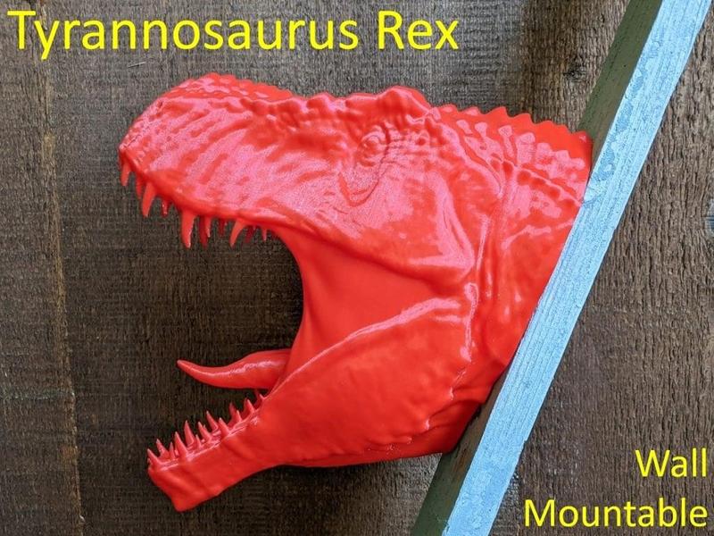 T-Rex Head For Wall (Large)