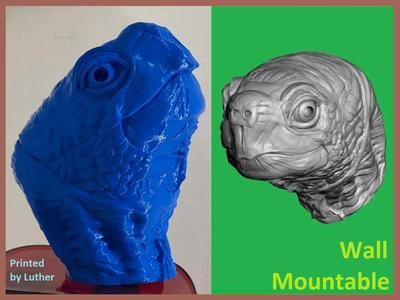 Turtle Head For Wall (Large)