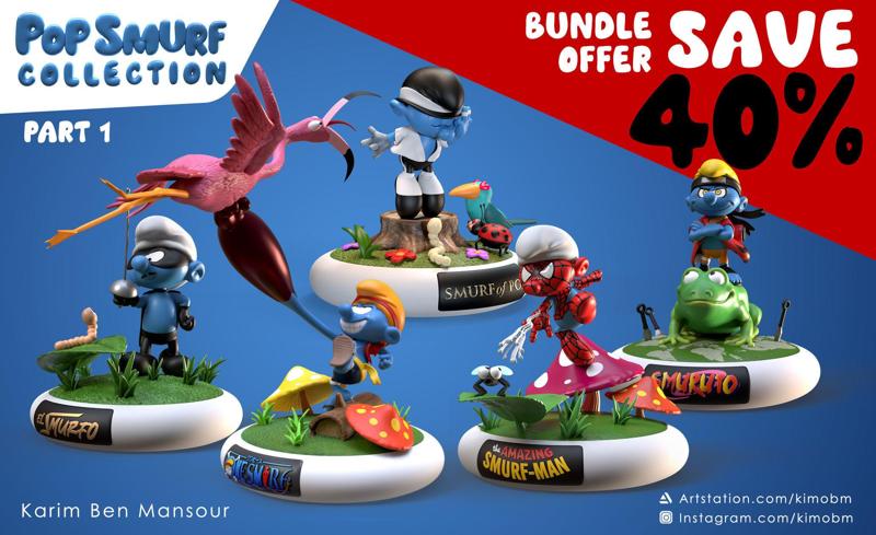 Pop Smurf Collection – Pack 1