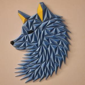Geometric Wolf/Fox Simplified 200mm