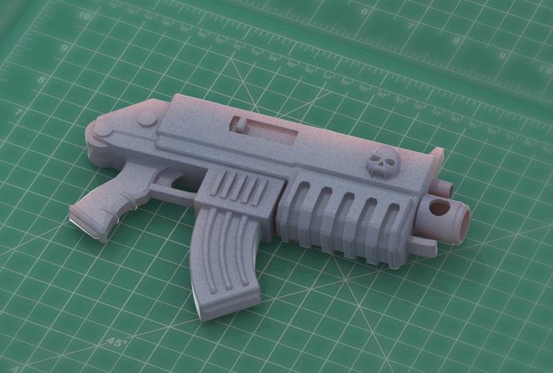 Bolter 40K 3D Print