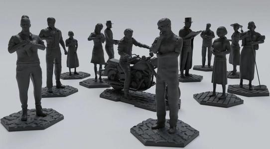 ARKHAM HORROR 3RD EDITION AND DEAD OF NIGHT FIGURINES