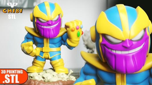 Thanos Chibi STL for 3D Printing ChibiSTL 3DXM