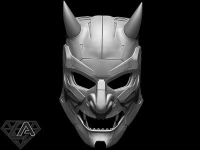 Demon CyberONI full mask