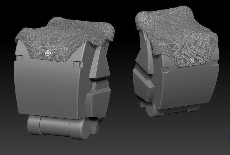 Clone Trooper backpack One12 scale STL