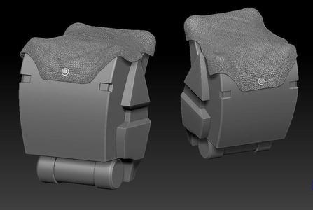 Clone Trooper backpack One12 scale STL