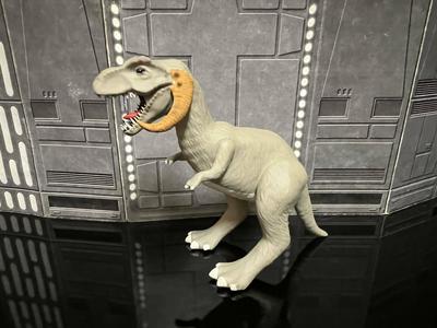 STAR WARS TYRANNOSAURUS TAUNTAUN CUSTOM UNPRODUCED KENNER, HASBRO ACTION FIGURE, 3.75", 1/18, 5POA