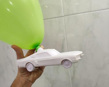 Air-powered Mustang