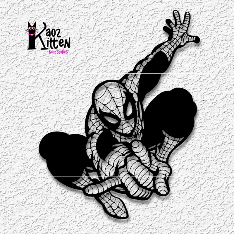 spiderman wall art spidey fanart decor
