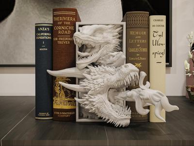 Drogon Book Nook and Wall Mount