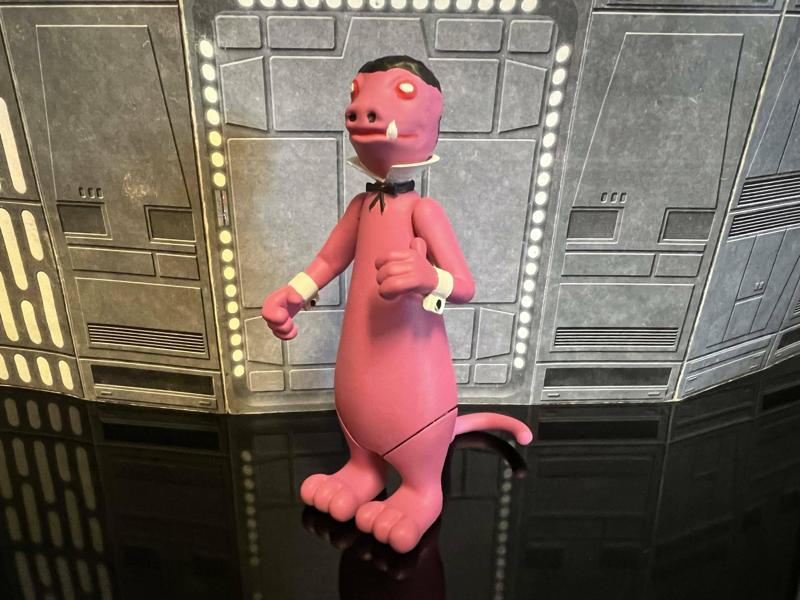 STAR WARS SNAGGLETOOTH, SNAGGLEPUSS HANNA-BARBARA CARTOON LION CHARACTER, VINTAGE CUSTOM UNPRODUCED KENNER, HASBRO STYLE ACTION FIGURE, 3.75", 1/18, 5POA
