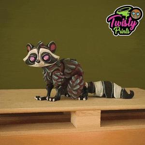 🦝Articulated Raccoon – Colored file Included 🦝
