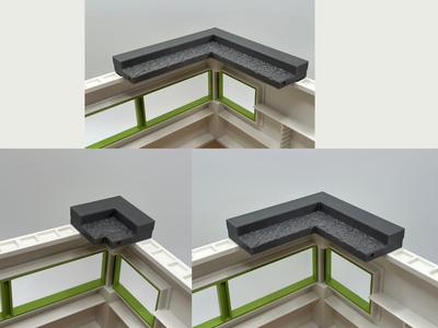 Angled Interior Roof for Playmobil
