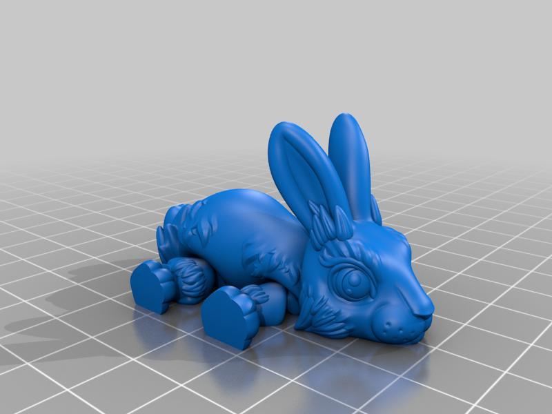 PRINT-IN-PLACE FLEXI CUTE RABBIT ARTICULATED