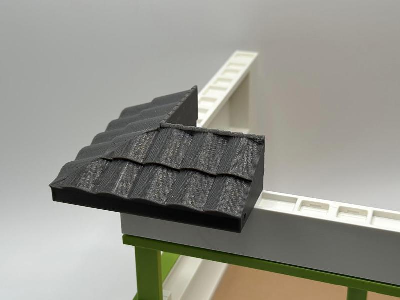 Angled Tile Roof for Playmobil