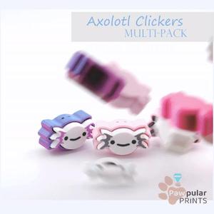 AXOLOTL CLICKERS, MULTI-PACK – FIDGET KEYCHAIN [PRIVATE USE ONLY]