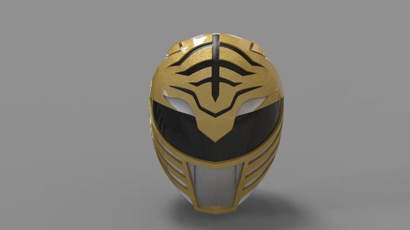 Power Rangers MMPR White Ranger Helmet