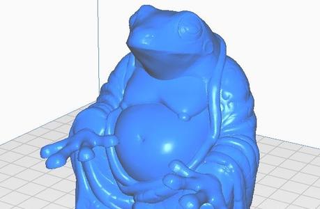 Frog Buddha w/hands (Animal Collection)