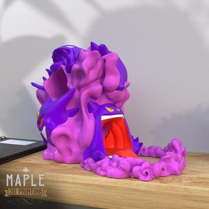 Gastly Evolution Dice Tower – Print in Place – Pokemon
