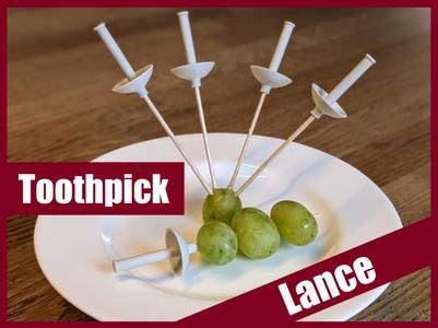 Toothpick Holder Lance, Sword, Cap, Mensur 牙签