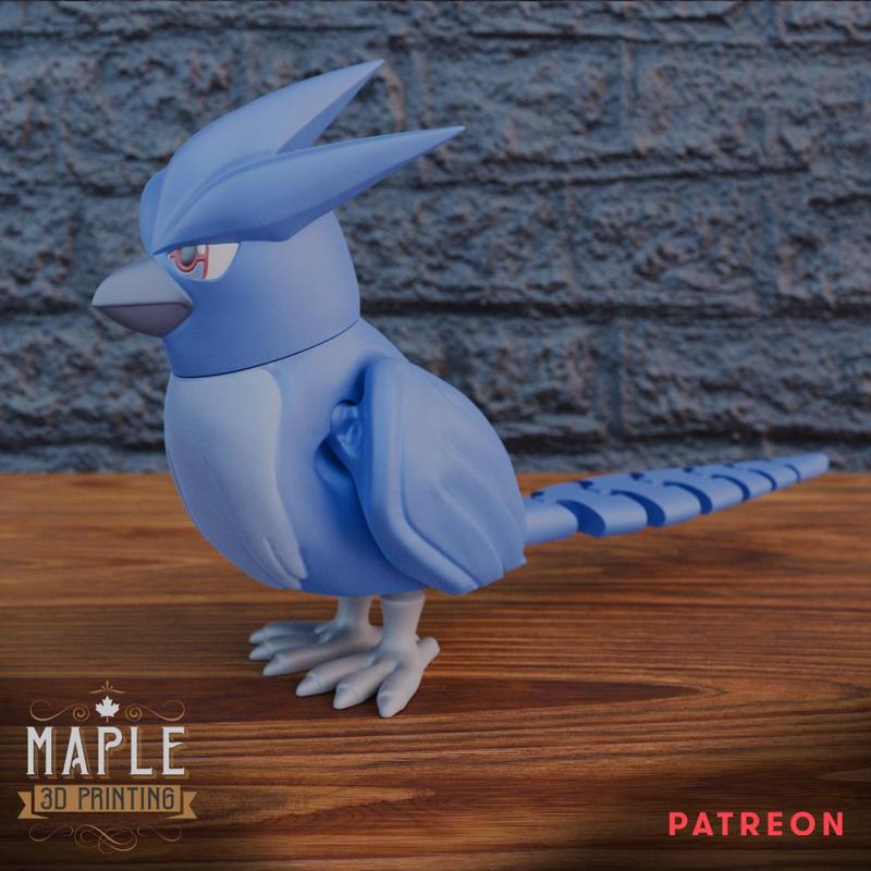 Articulating Articuno – Pokemon – Print in Place