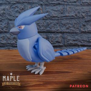 Articulating Articuno – Pokemon – Print in Place