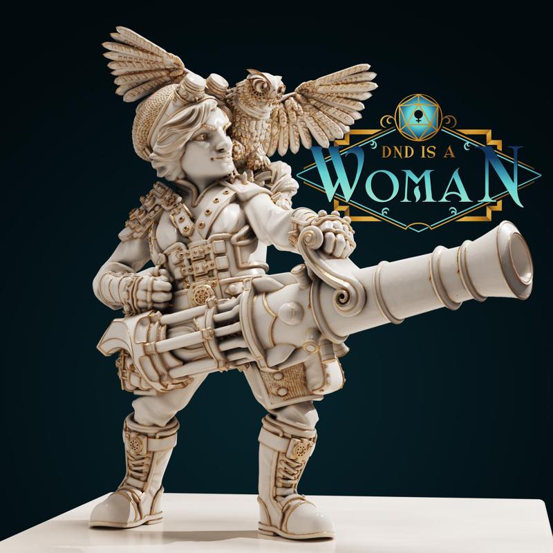Dwarf Engineer – Hadelin Steamforge – 28/32mm and 75mm