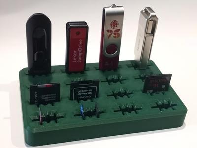 USB and SD card Storage Cell