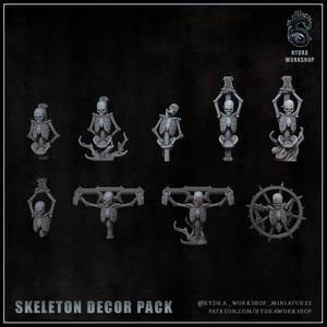 Skeleton decor pack