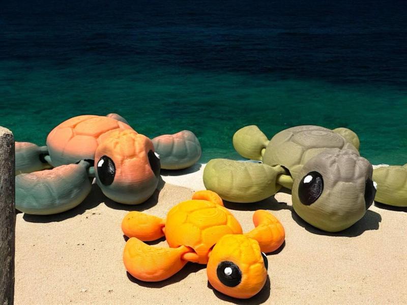 Flexi fidget turle