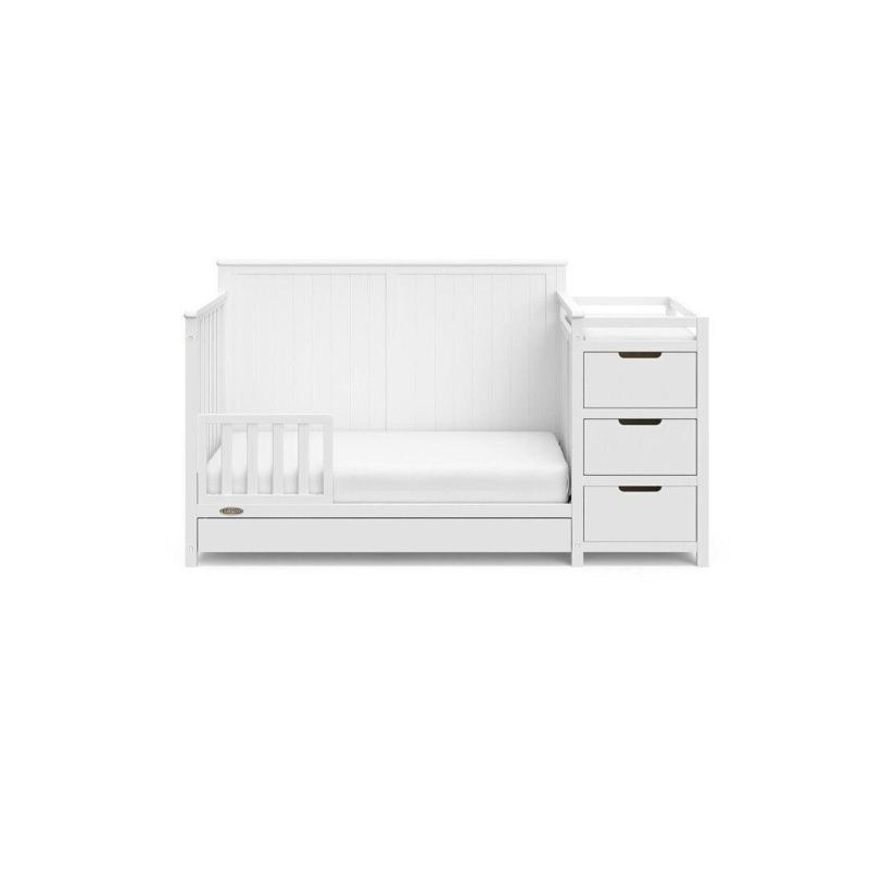 Mini Baby Crib with Changing Table 3D Model STL FBX OBJ