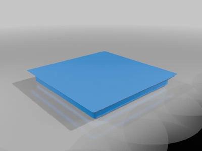 gridfinity 1×1 tile for filling in empty spots or easy modeling on top