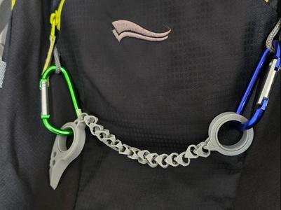 Fidget Blade/Boxcutter Chained Rings