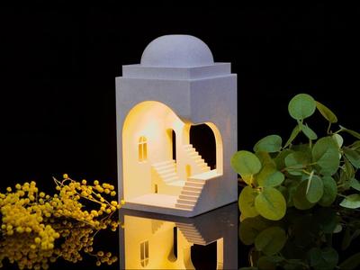 “Stairs to Nowhere: an unique lamp”