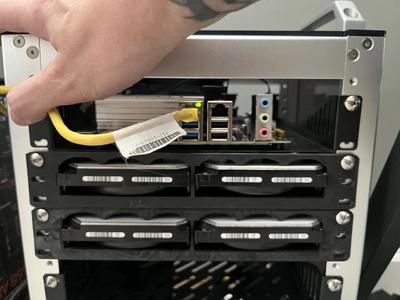 10" inch rack mount 3.5 hdd   
