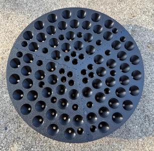 Car Wash Grit Guard for 5 gallon bucket with center foot   