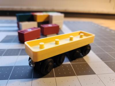 Cargo Train Car – Brio Compatible