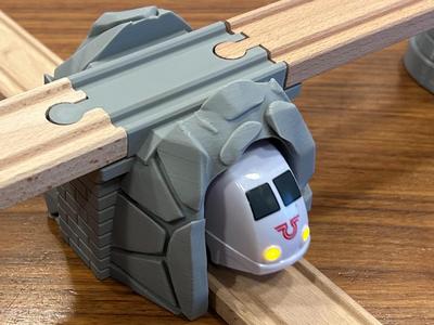 Train Tunnel with overpass for BRIO/IKEA/LILABO