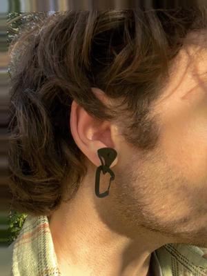 Climbing Bolt Earring + Moving Carabiner