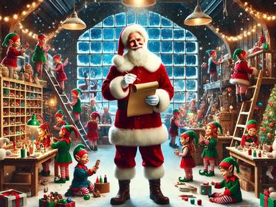 Santas Workshop Lithophane